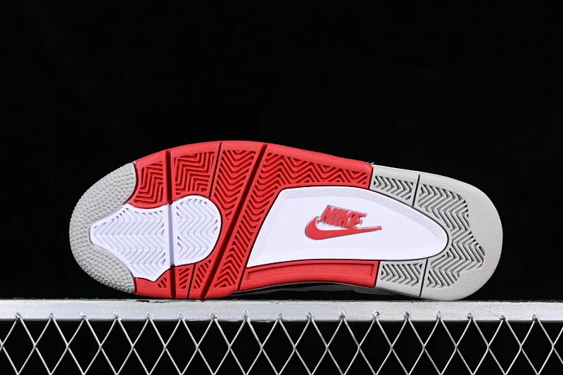 All categories Air Jordan Jordan series basketball shoes Air Jordan 4 LJR version Air Jordan 4 Retro "Fire Red" AJ4 Joe 4 white red flame red basketball shoes DC7770-160